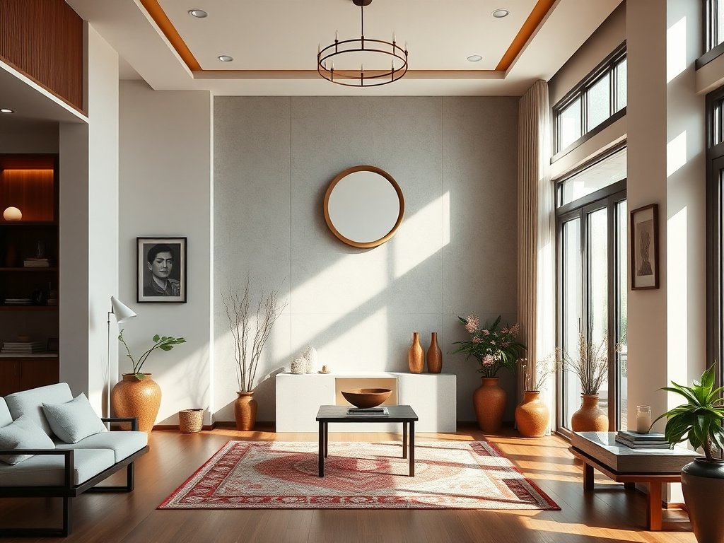 5 Hỗ Trợ Lựa Chọn Bàn Thờ Phù Hợp Cho Ngôi Nhà Của Bạn 13 Bàn thờ trang trí đèn lồng và lễ vật Việt Nam