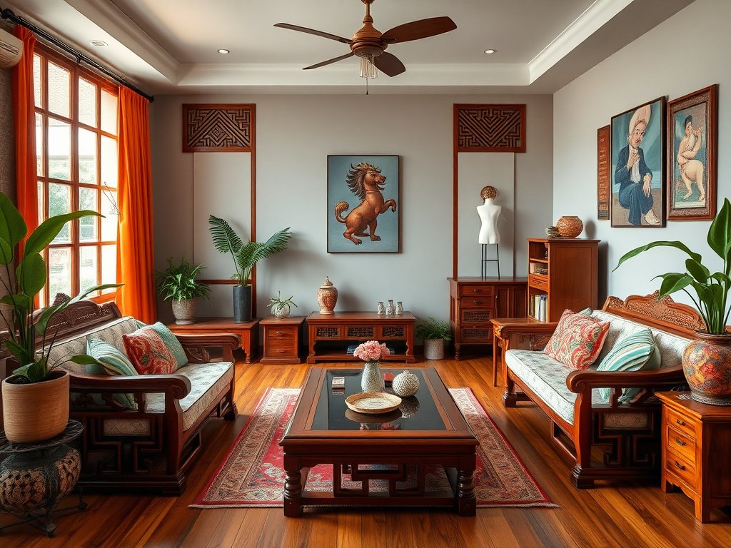 5 Cách Bảo Vệ Tủ Vào Mùa Mưa Hiệu Quả 14 Không gian sống Việt Nam sôi động với nội thất gỗ chống nước