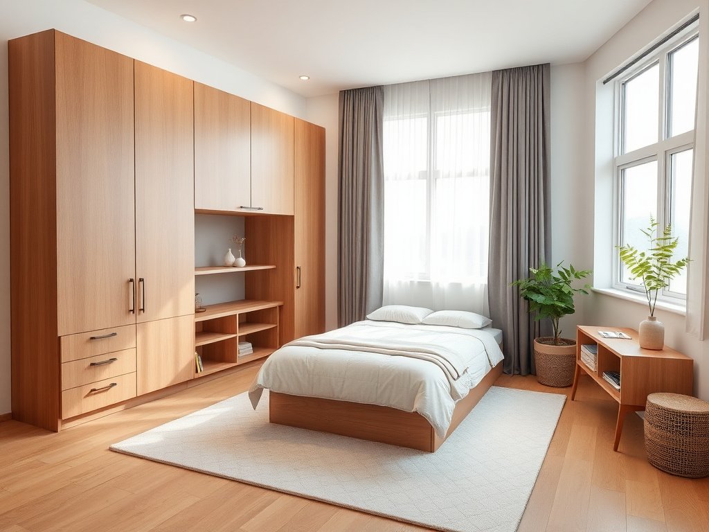 7 Mẹo Gấp Giường Xếp Nhanh Gọn, Tiện Lợi 11 Căn hộ đô thị nhỏ với giường xếp tiện lợi