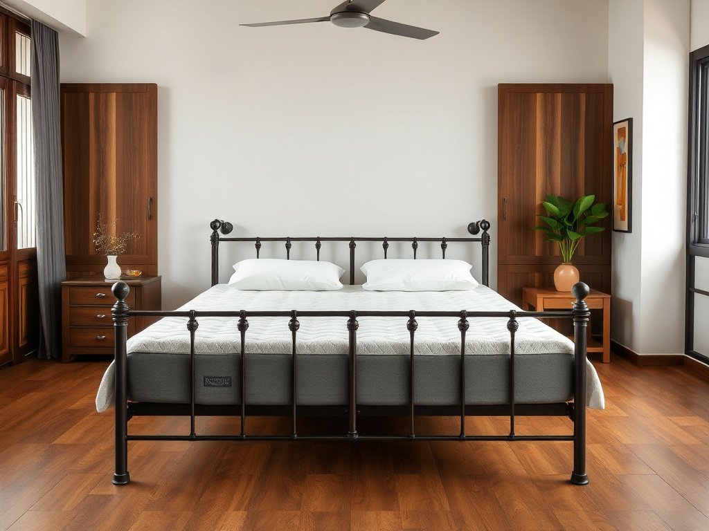 5 Cách Bảo Quản Giường Ngủ Kim Loại Hiệu Quả Và Đơn Giản Tại Nhà 8 Người đàn ông Việt kiểm tra giường kim loại để phát hiện gỉ sét