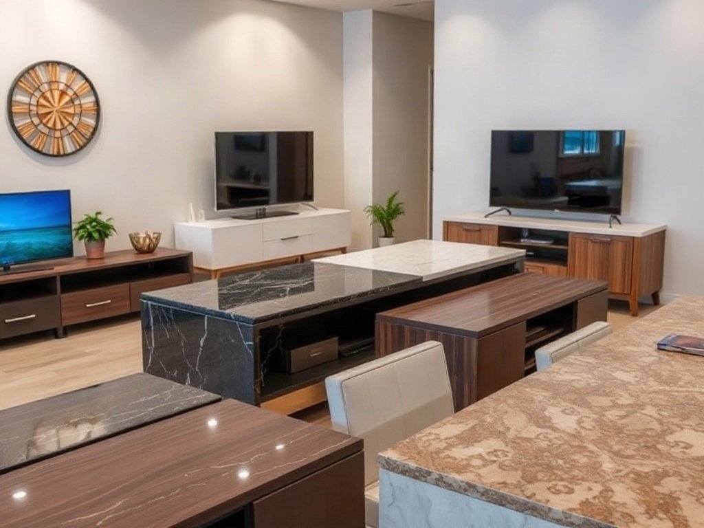 Kiểm Tra Bề Mặt Đá - mẹo vệ sinh kệ tivi mặt đá