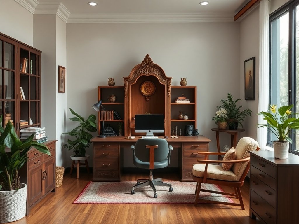 5 Hỗ Trợ Lựa Chọn Bàn Thờ Phù Hợp Cho Ngôi Nhà Của Bạn 14 Không gian bàn thờ sáng sủa trong nhà Việt hiện đại