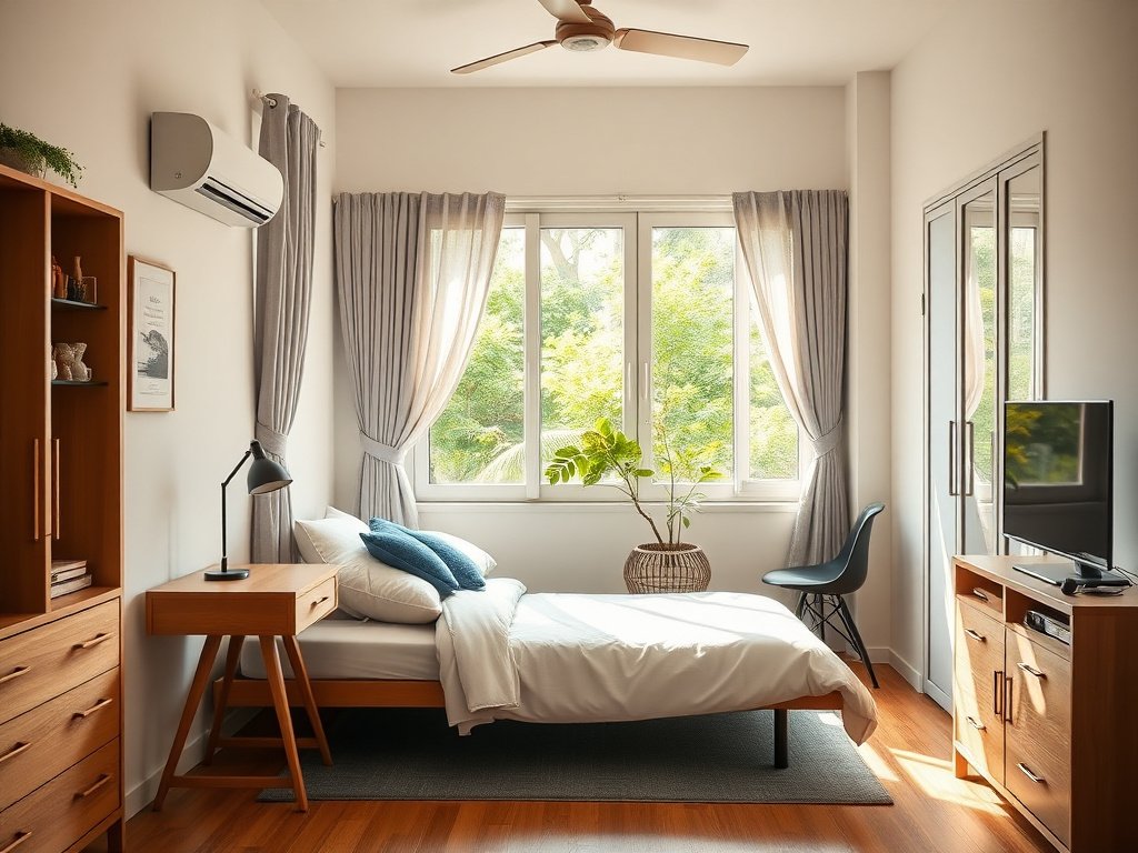 Khám Phá 7 Lợi Ích Của Giường Xếp Trong Mùa Hè 14 Phòng ngủ tối giản với giường xếp gọn tại Việt Nam