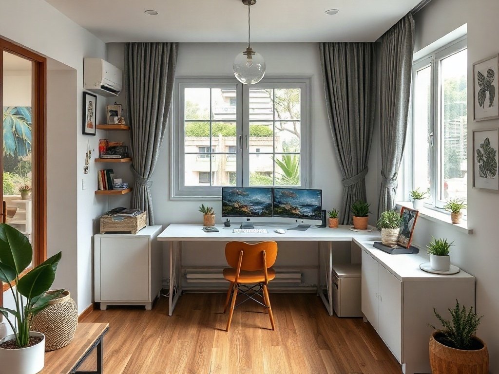 Kết hợp màu sắc và vật liệu - tiêu chí đánh giá bàn làm việc chất lượng