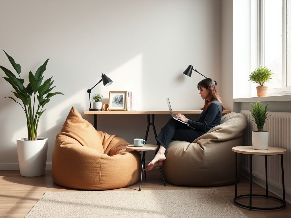 Cách Tận Dụng Ghế Bố Trong Phòng Làm Việc Để Tối Ưu Hiệu Quả 3 Người đàn ông Việt Nam ngồi thư giãn trên ghế bố trong văn phòng tại nhà
