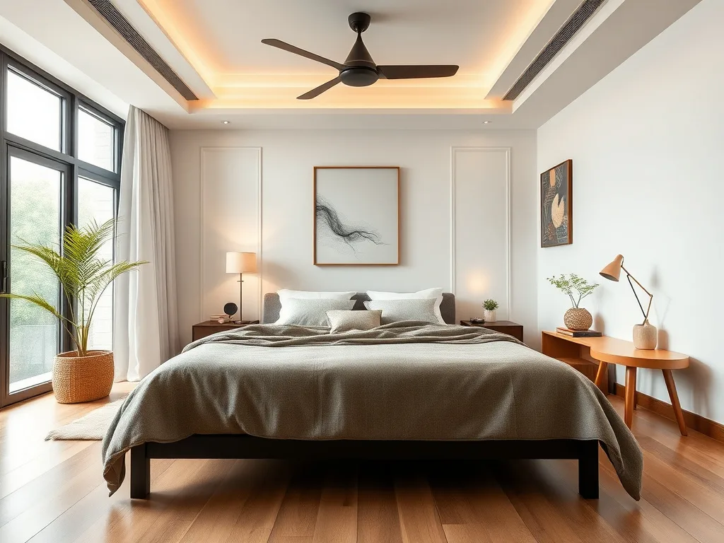 6 Bước Làm Sạch Giường Ngủ Vải Định Kỳ Hiệu Quả Ngay Tại Nhà 5 Phòng ngủ rộng rãi với giường vải và decor tối giản ở nhà Việt