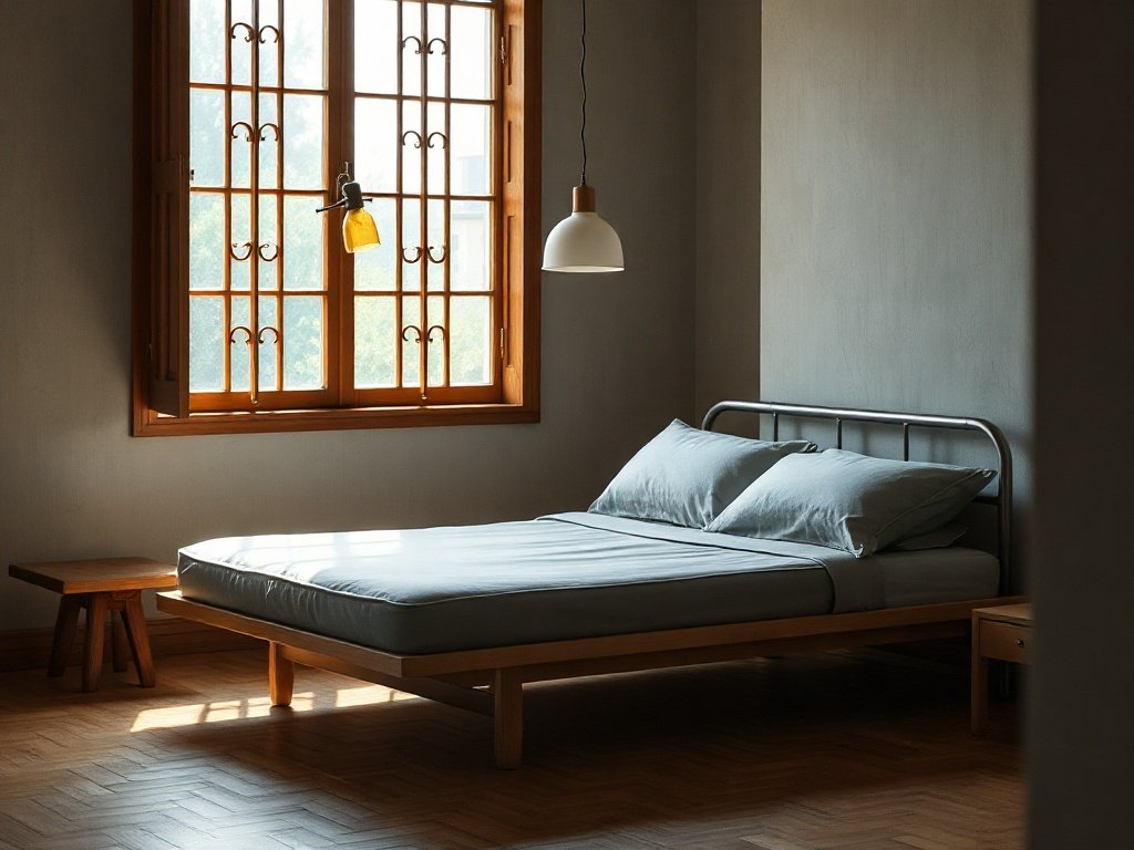 4 Nguyên Tắc Đặt Giường Xếp Hợp Phong Thủy Bạn Cần Biết 4 Nguyên tắc 2: Hướng Đầu Giường - Nguyên tắc đặt giường xếp hợp phong thủy