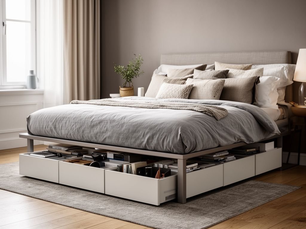 4 Nguyên Tắc Cơ Bản Trong Bảo Trì Giường Ngủ 5 Nguyên tắc 4: Tối ưu hóa không gian lưu trữ - Nguyên tắc cơ bản trong bảo trì giường ngủ