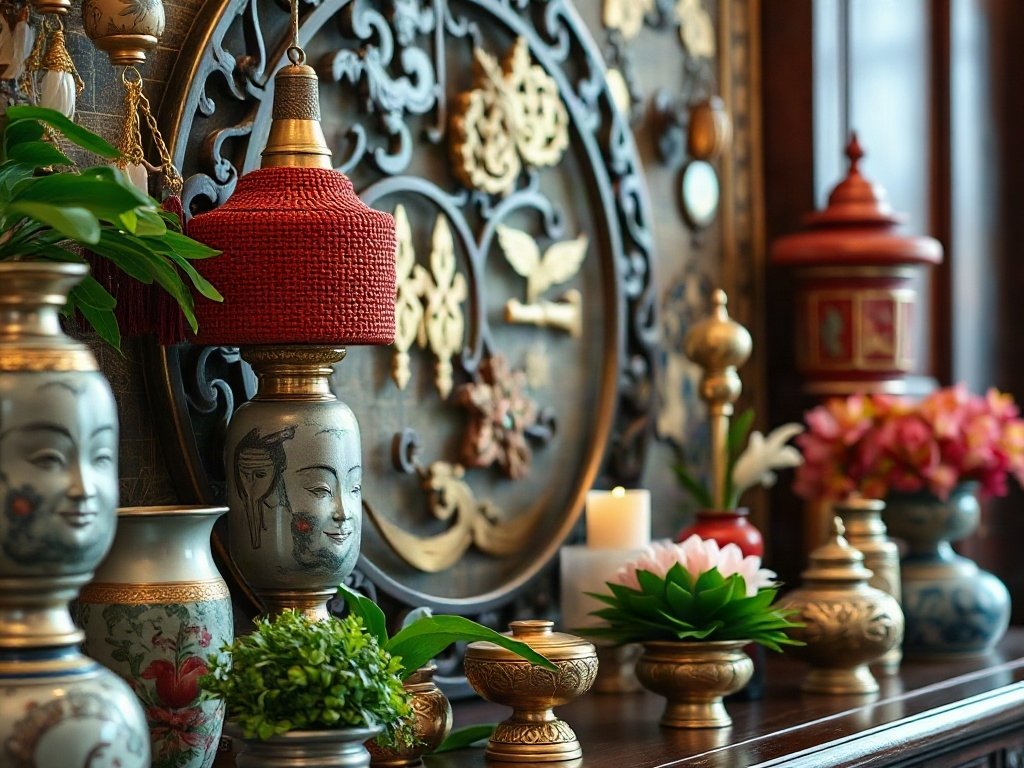 Ứng Dụng Phong Thủy Cho Tủ Thờ: Bí Quyết Tạo Năng Lượng Tích Cực Cho Gia Đình 4 Bố trí không gian xung quanh - Ứng dụng phong thủy cho tủ thờ