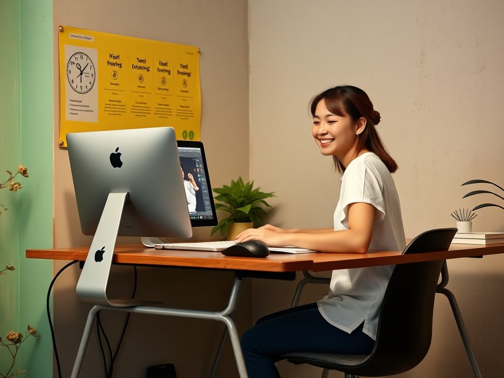 8 Lý Do Nên Chọn Bàn Làm Việc Chân Sắt Cho Không Gian Làm Việc Hiện Đại 6 Người phụ nữ Việt Nam làm việc tại bàn chân sắt