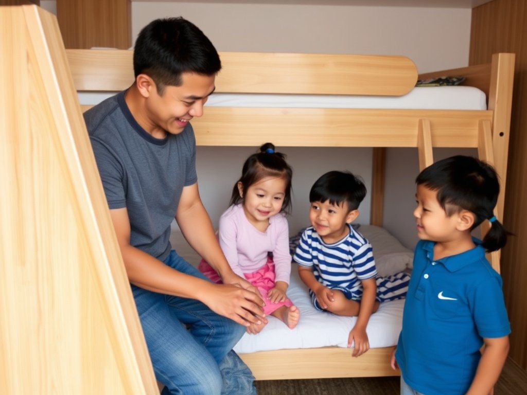 6 Bước Xử Lý Vết Trầy Giường Tầng Đơn Giản Tại Nhà 6 Gia đình Việt Nam kiểm tra giường tầng mịn sạch vết trầy