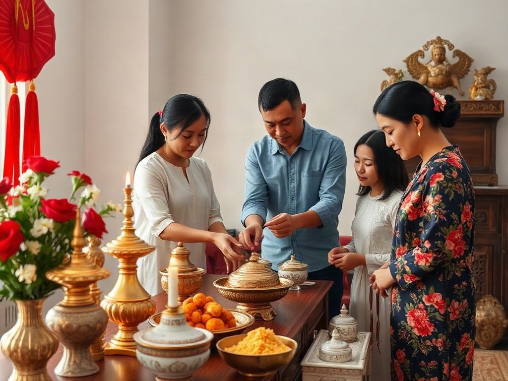 Ứng Dụng Phong Thủy Cho Tủ Thờ: Bí Quyết Tạo Năng Lượng Tích Cực Cho Gia Đình 5 Chất liệu tủ thờ - Ứng dụng phong thủy cho tủ thờ