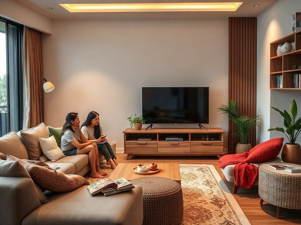 7 Mẹo Chọn Kệ Tivi Cho Người Mệnh Thổ Mang Lại May Mắn 5 Mẹo 2: Chọn Màu Sắc Hợp Phong Thủy - mẹo chọn kệ tivi cho người mệnh Thổ
