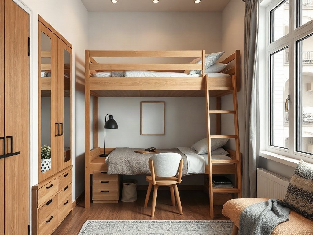 Giường Kim Loại - mẹo chọn giường tầng cho người lớn