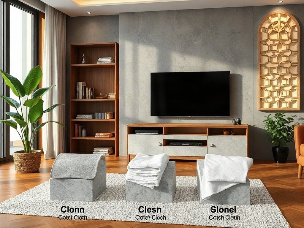Tự Làm Dung Dịch Vệ Sinh Tại Nhà - mẹo vệ sinh kệ tivi mặt đá
