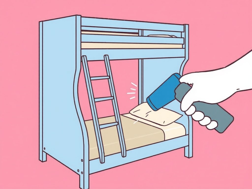 6 Bước Xử Lý Vết Trầy Giường Tầng Đơn Giản Tại Nhà 8 Minh họa các bước sửa vết trầy trên giường tầng
