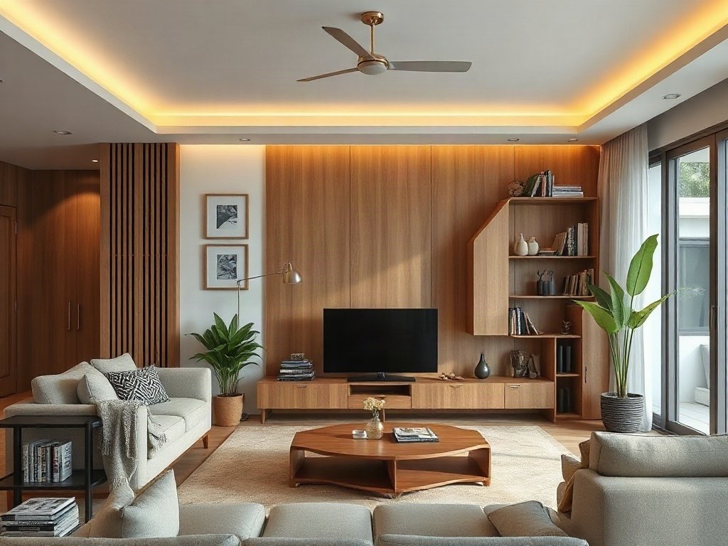 5 Lỗi Phong Thủy Thường Gặp Khi Kê Kệ Tivi và Cách Khắc Phục 7 Lỗi 4: Đặt Dưới Dầm - lỗi phong thủy thường gặp khi kê kệ tivi