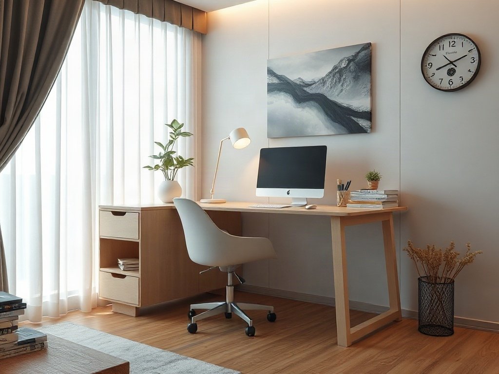 Chọn kích thước chuẩn theo diện tích phòng - tiêu chí đánh giá bàn làm việc chất lượng