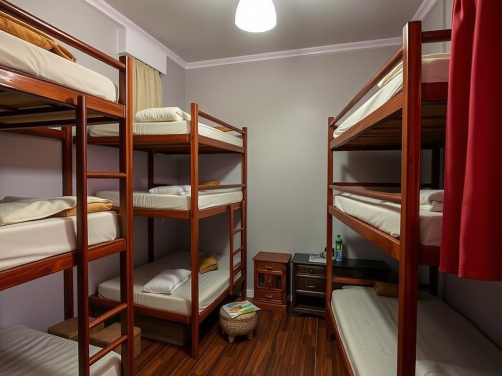 Góc giường tầng sắp xếp gọn gàng trong ngôi nhà Việt Nam cổ điển