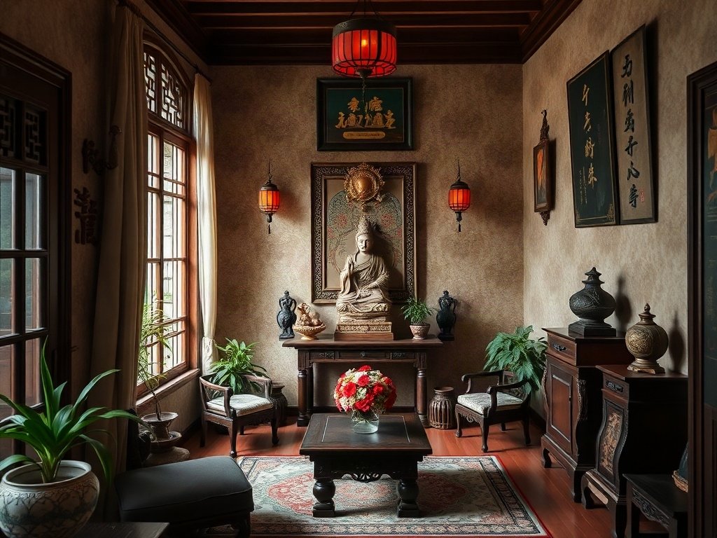 Ứng Dụng Phong Thủy Cho Tủ Thờ: Bí Quyết Tạo Năng Lượng Tích Cực Cho Gia Đình 8 Lựa chọn cây cảnh - Ứng dụng phong thủy cho tủ thờ