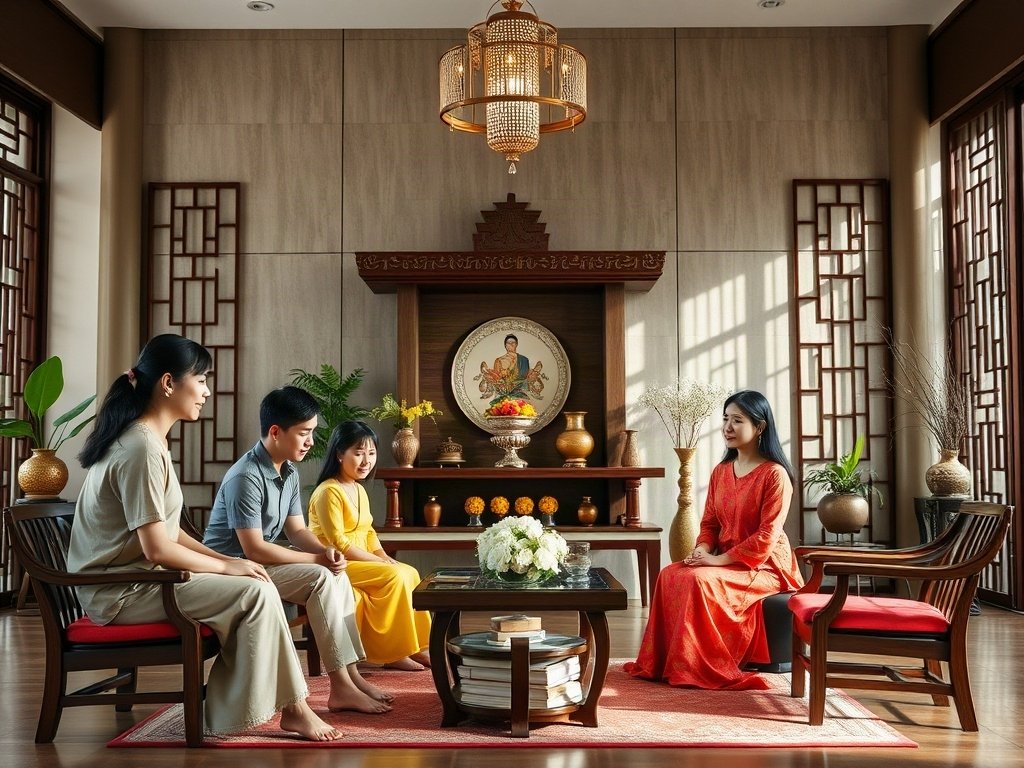 7 Ưu Điểm Bàn Thờ Hiện Đại Nhất Mang Lại Sự Hài Hòa Cho Không Gian Sống 12 Ưu điểm 2: Tiết kiệm không gian - 7 Ưu điểm bàn thờ hiện đại nhất