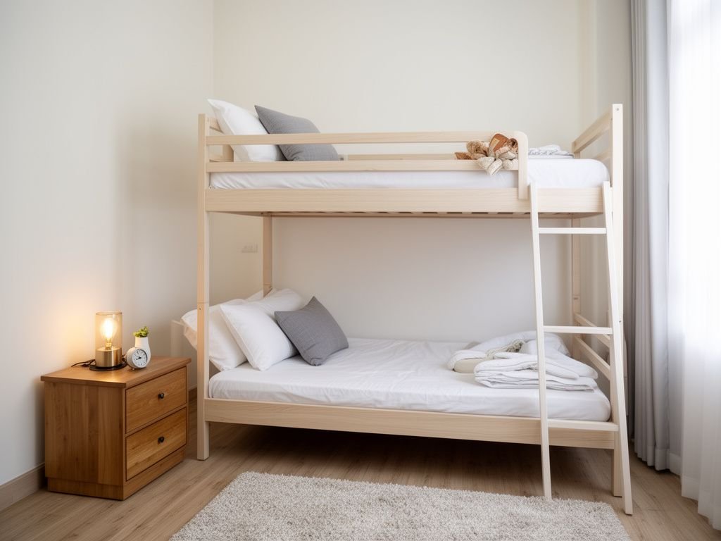 7 Bước Vệ Sinh Giường Tầng Định Kỳ Hiệu Quả 8 Em nhỏ Việt Nam sắp xếp đồ chơi trên giường tầng