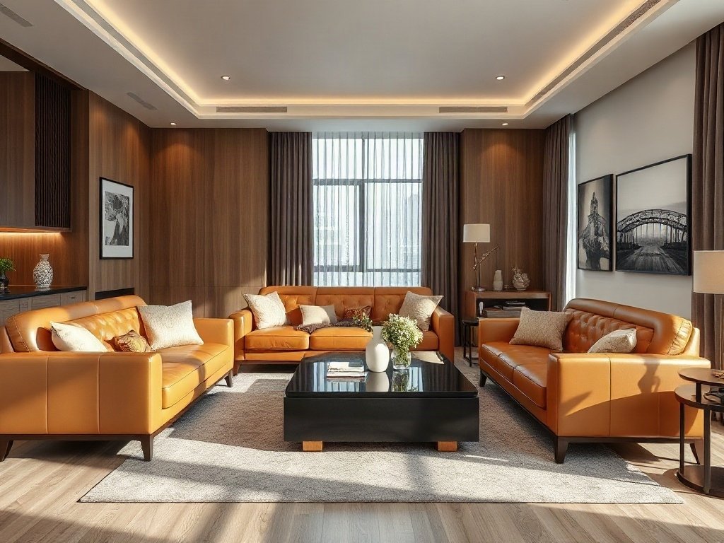 Bàn ghế sofa da cao cấp cho phòng khách sang trọng: Lựa chọn hoàn hảo cho không gian sống 3 Tổng quan & Tầm quan trọng của bàn ghế sofa da cao cấp cho phòng khách sang trọng trong không gian sống - Bàn ghế sofa da...