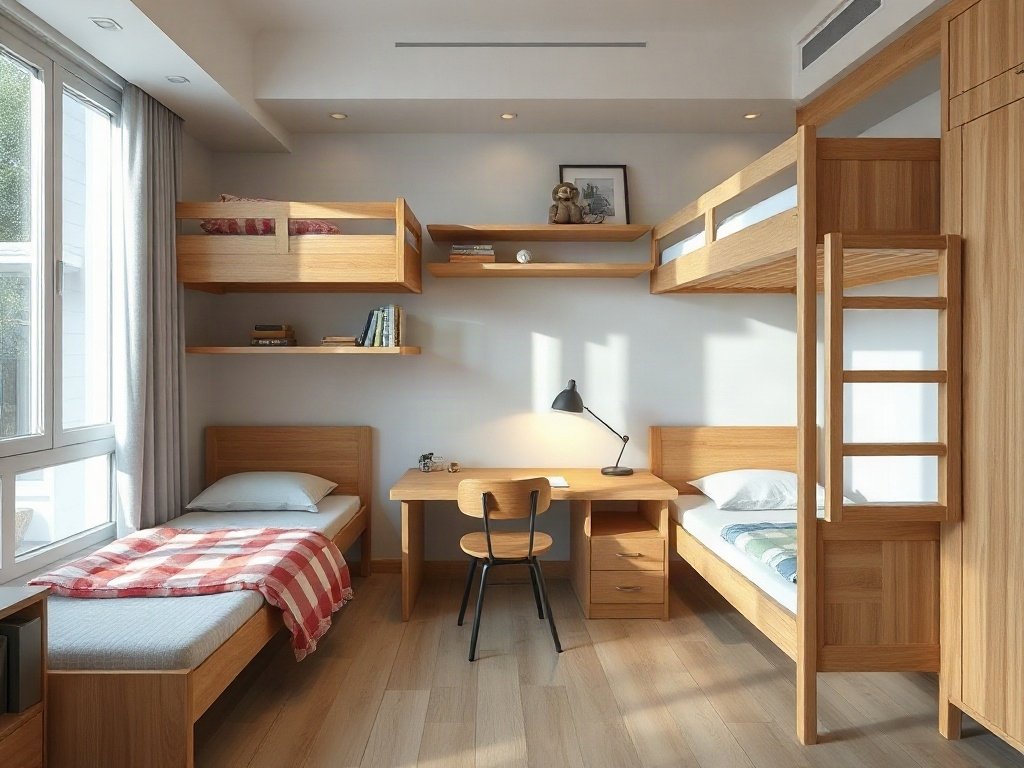 Khắc Phục Sai Lầm Khi Mua Bộ Phòng Ngủ Trẻ Em - Lựa Chọn Thông Minh Cho Không Gian Hoàn Hảo 13 Khảo sát thực tế dòng gỗ thông dụng (Gỗ Sồi, Xoan đào, Óc chó) - mua bộ phòng ngủ trẻ em