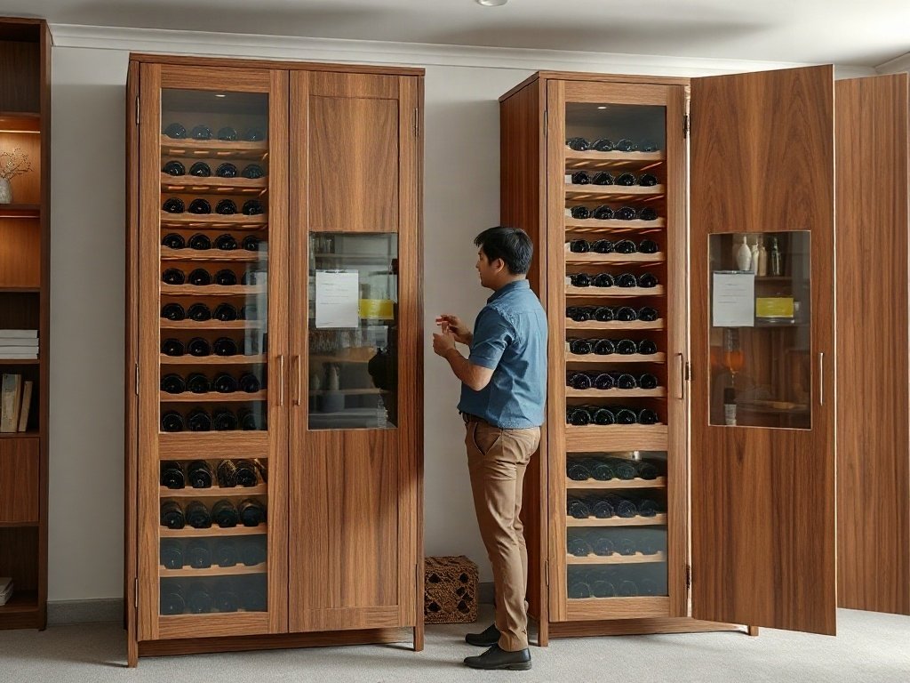 Tại sao nên chọn kệ rượu phòng khách để nâng tầm không gian sống 5 Khảo sát thực tế dòng gỗ thông dụng (Gỗ Sồi, Xoan đào, Óc chó) - kệ rượu phòng khách