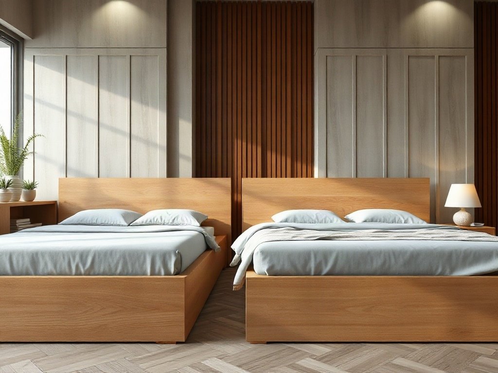 Khảo sát thực tế dòng gỗ thông dụng (Gỗ Sồi, Xoan đào, Óc chó) - Giường gỗ cho bé