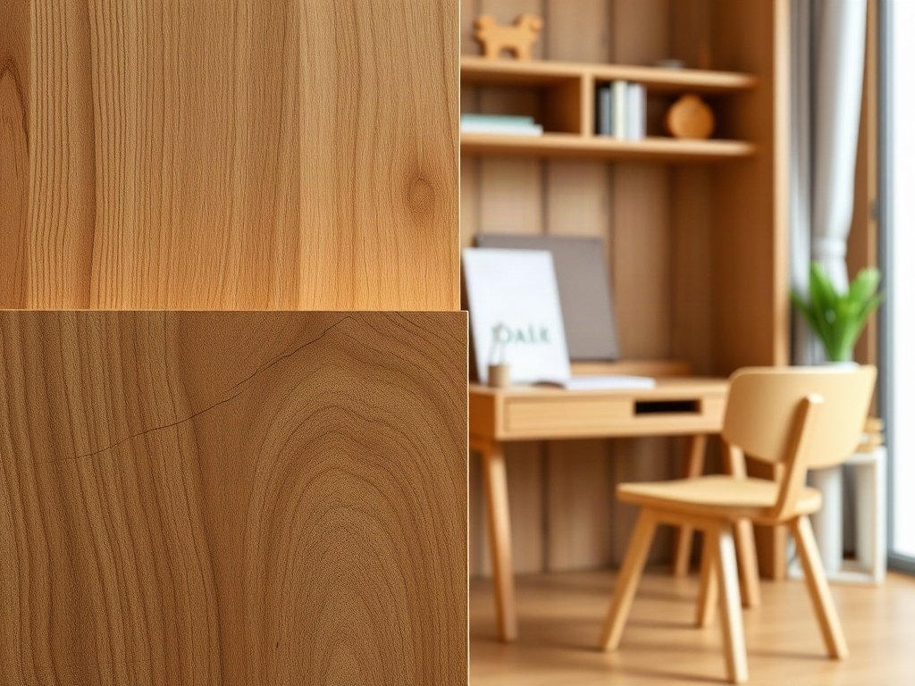 Khảo sát thực tế dòng gỗ thông dụng - bàn học cho bé bằng gỗ