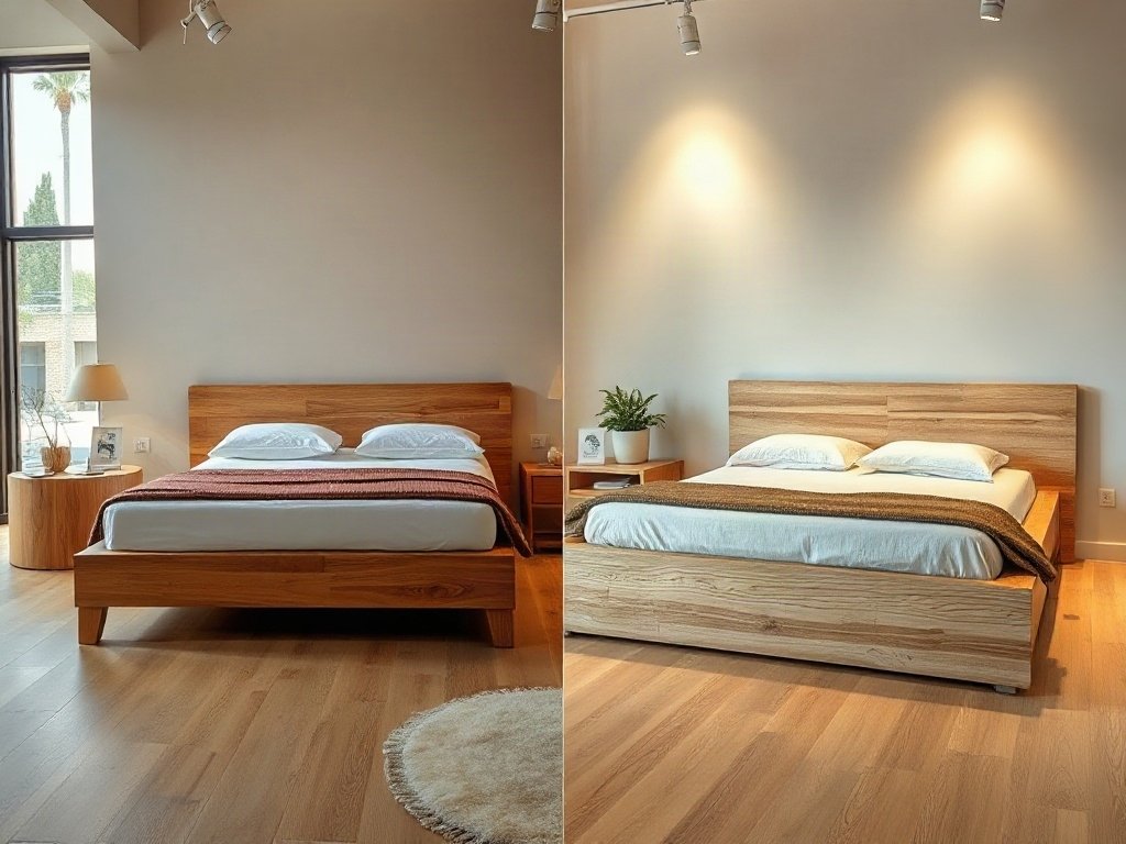Khảo sát thực tế dòng gỗ thông dụng (Gỗ Sồi, Xoan đào, Óc chó) - 3 mẹo chống ẩm cho giường ngủ gỗ