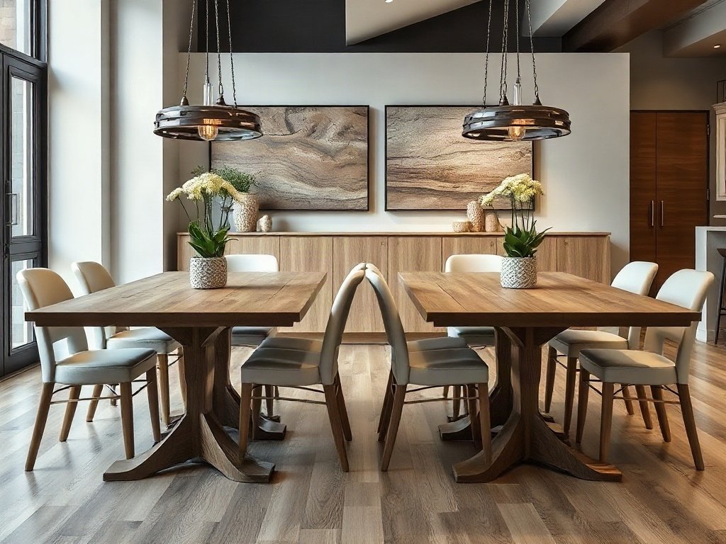 Khám Phá 7 Ý Tưởng Bàn Ăn Gỗ Đem Lại Sự Tiện Nghi Và Sang Trọng 5 Khảo sát thực tế dòng gỗ thông dụng (Gỗ Sồi, Xoan đào, Óc chó) - Ý tưởng bàn ăn gỗ đem lại sự tiện nghi