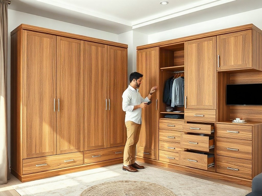Tại sao Nên Chọn Tủ Quần Áo Gỗ Tự Nhiên Cho Ngôi Nhà Của Bạn? 14 Công nghệ sơn PU 5-6 lớp bảo vệ bề mặt gỗ luôn sáng bóng - lý do nên chọn tủ quần áo gỗ tự nhiên