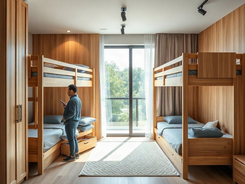 Giường tầng trẻ em đẹp giá rẻ: Giải pháp tối ưu không gian cho bé 14 Khảo sát thực tế dòng gỗ thông dụng (Gỗ Sồi, Xoan đào, Óc chó) - Giường tầng trẻ em đẹp giá rẻ