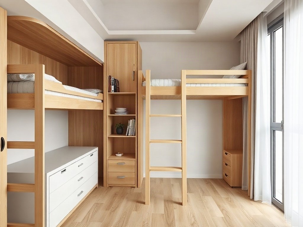 Mẹo đánh bóng và xử lý sự cố trầy xước nhỏ tại nhà - Giường tầng trẻ em có lan can