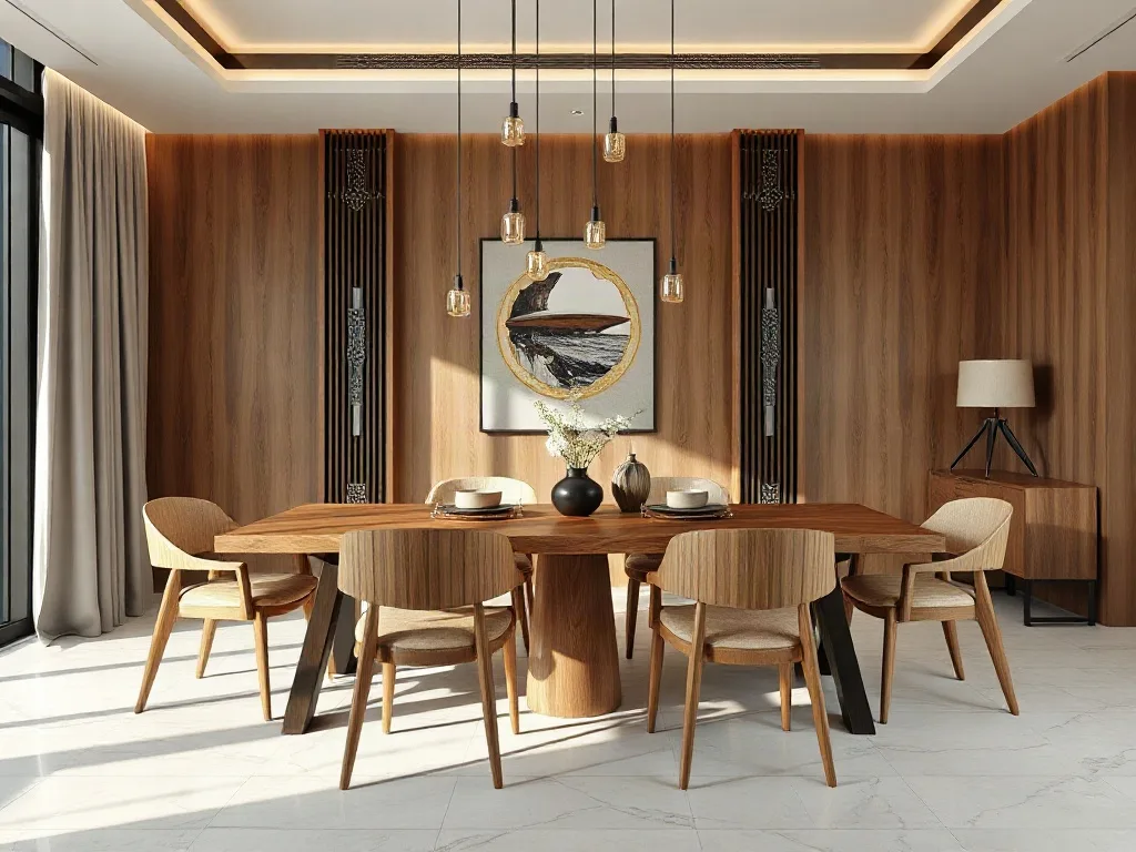 6 Xu Hướng Bàn Ăn Gỗ Phù Hợp Phong Thủy Nhà Thu Hút Tài Lộc 29 Không đo đạc kỹ diện tích phòng trước khi đặt làm - Xu hướng bàn ăn gỗ phù hợp phong thủy nhà