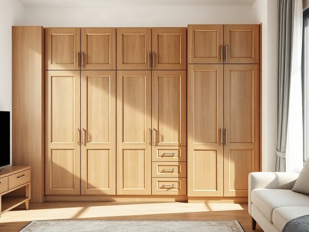 Không đo đạc kỹ diện tích phòng trước khi đặt làm - Tủ quần áo gỗ công nghiệp bền