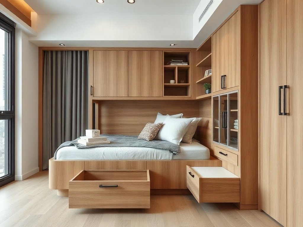 Bí quyết chọn mua bộ giường ngủ gỗ cao cấp phù hợp cho không gian sống 25 Không đo đạc kỹ diện tích phòng trước khi đặt làm - bộ giường ngủ gỗ cao cấp