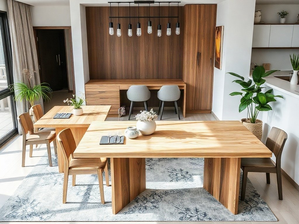 Bàn Ăn 6 Ghế Gỗ: Lựa Chọn Hoàn Hảo Cho Không Gian Sống Hiện Đại 21 Không đo đạc kỹ diện tích phòng trước khi đặt làm - Bàn ăn 6 ghế gỗ