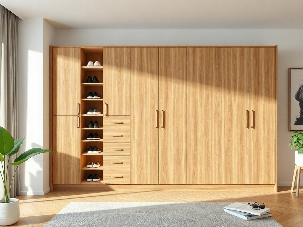 Tủ Gỗ Để Giầy Dép Cao Cấp: Giải Pháp Sang Trọng Cho Không Gian Sống 24 Không đo đạc kỹ diện tích phòng trước khi đặt làm - Tủ gỗ để giầy dép cao cấp