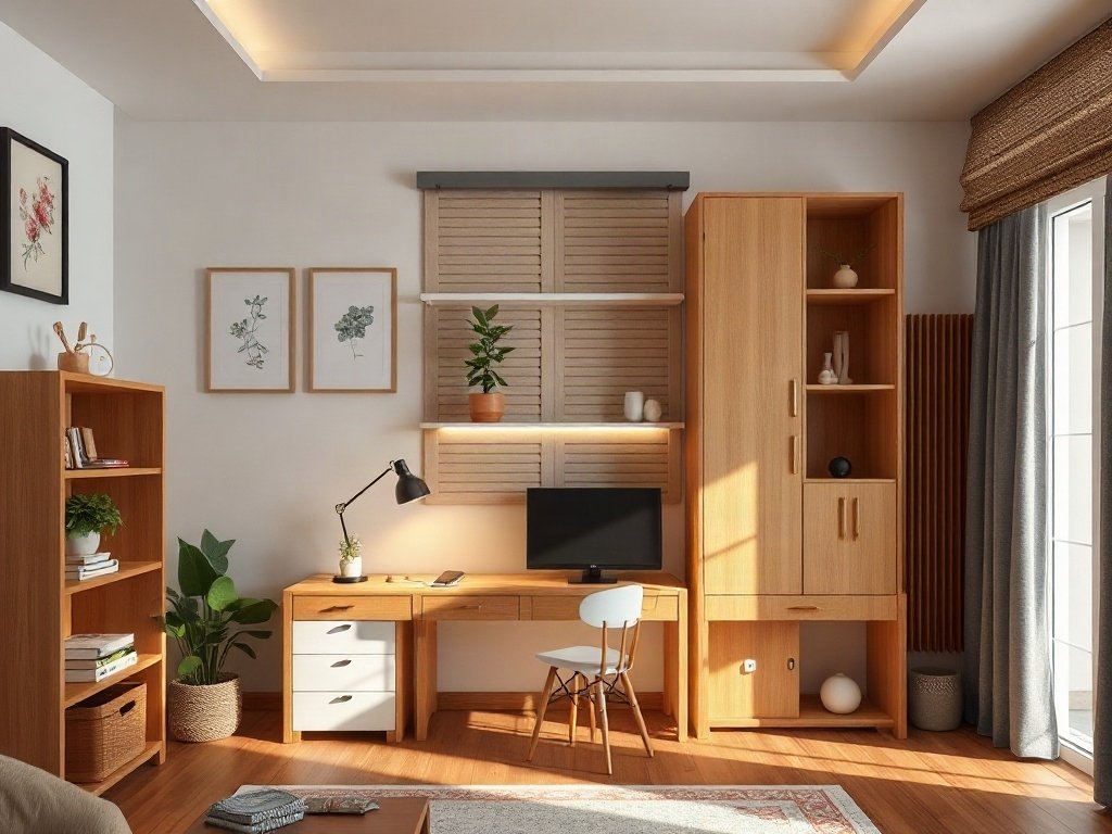 Hướng dẫn chọn bàn học cho bé mini tối ưu không gian và phong thủy 21 Không đo đạc kỹ diện tích phòng trước khi đặt làm - bàn học cho bé mini