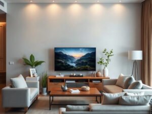 8 Cách Sắp Xếp Đồ Vật Trên Kệ Tivi Thẩm Mỹ