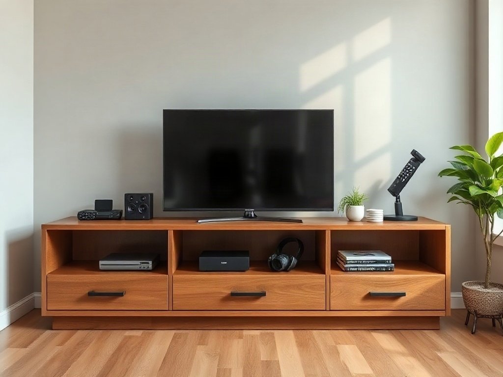8 Cách Sắp Xếp Đồ Vật Trên Kệ Tivi Thẩm Mỹ 15 Cách 5: Tạo Điểm Nhấn Đối Xứng - cách sắp xếp đồ vật trên kệ tivi thẩm mỹ