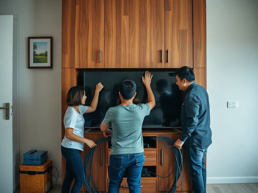 8 Dấu Hiệu Kệ Tivi Cần Thay Mới Để Tô Điểm Không Gian Sống 23 Tích hợp công nghệ vào thiết kế - dấu hiệu kệ tivi cần thay mới