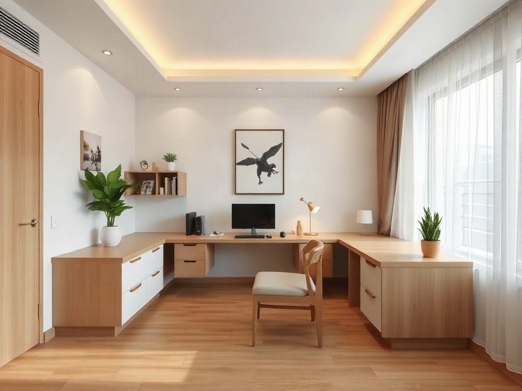 7 Kiểu Bàn Làm Việc Phù Hợp Với Mọi Không Gian 23 Thiết kế thông minh - kiểu bàn làm việc phù hợp với mọi không gian