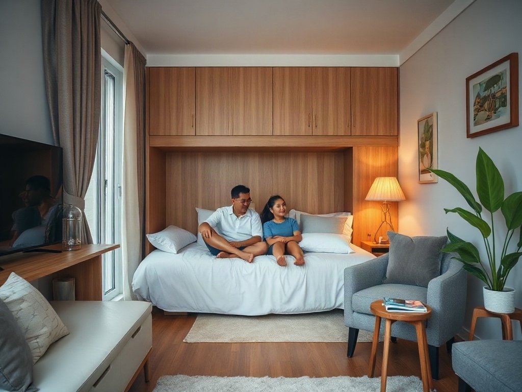 9 Cách Tận Dụng Giường Xếp Cho Khách Bất Ngờ: Giải Pháp Tiện Lợi Cho Không Gian Nhỏ 24 Cách 7: Sử dụng giường xếp trong phòng ngủ con cái - cách tận dụng giường xếp cho khách bất ngờ