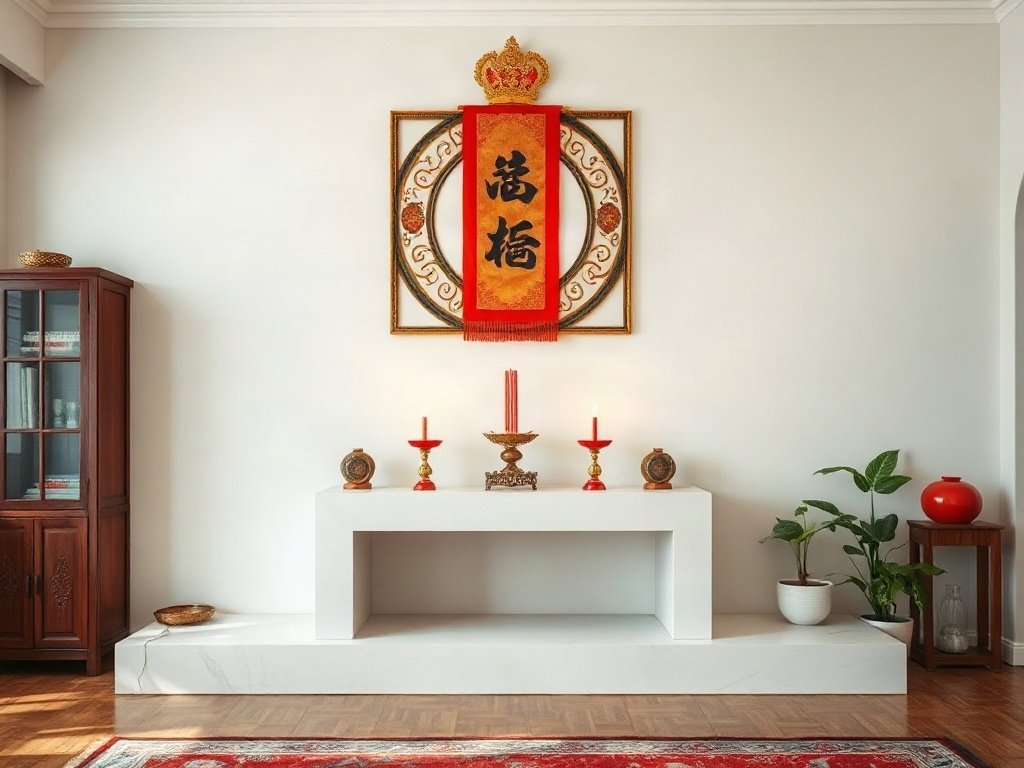 6 Mẹo Sử Dụng Bàn Thờ Hợp Lý Để Đem Đến Tài Lộc và Bình An 18 Cải Thiện Bố Cục Và Trang Trí - 6 Mẹo sử dụng bàn thờ hợp lý