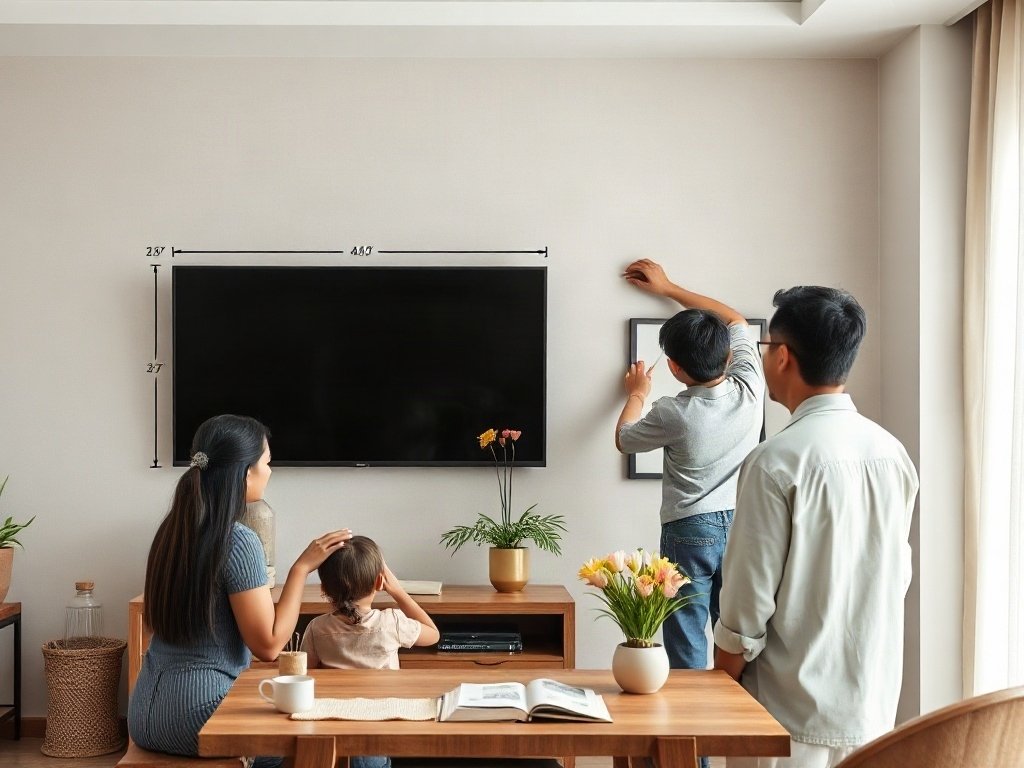 Điều 1: Đo lường không gian và kích thước tivi - điều nên làm khi mua kệ tivi mới