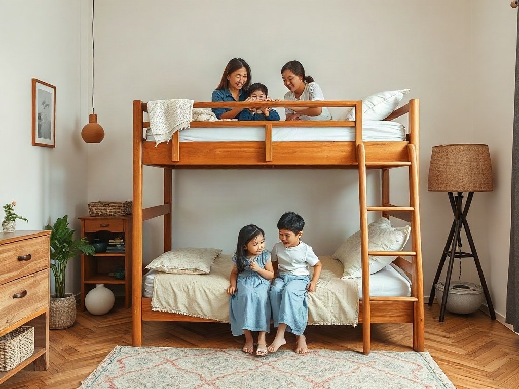 Lợi ích của cây xanh trong phong thủy - cách trang trí giường tầng may mắn